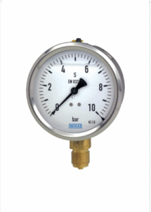 Manômetro com<br>Caixa em Inox<br>Wika