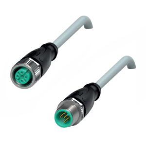 Cabo com Conector Pepperl Fuchs CV15-G-2M-PUR-V15-G