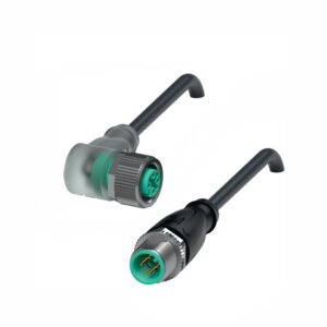 Cabo com Conector Pepperl Fuchs V1-W-E8-BK5M-PUR-U-V1-G