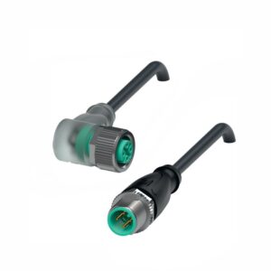 Cabo com Conexão Pepperl Fuchs V1-W-E8W-BK0,6M-PUR-A-V1-G