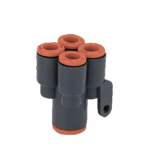 Conexão Y Duplo Inst em Tecnop 06-08MM Metal Work