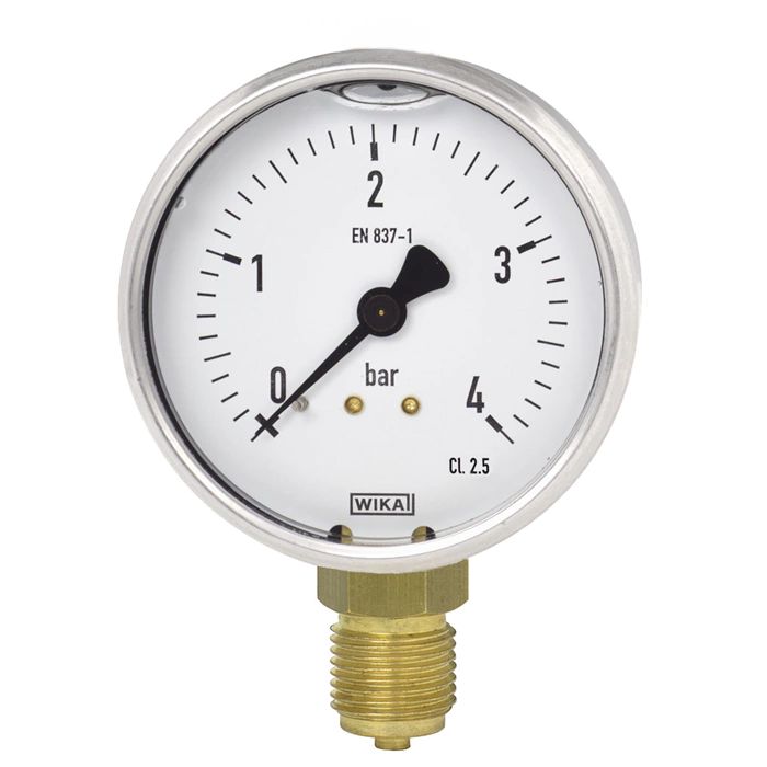 Manômetro Wika Montagem Inferior 111.53