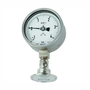 Manômetro com Selo Diafragma Montado Wika EN 837-1 Modelo DSS22F