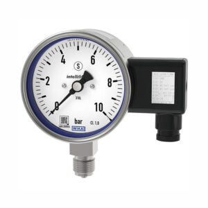 Manômetro com Tubo Bourdon com Sinal de Saída WIKA modelos PGT23.100 e PGT23.160