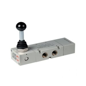 Válvula Alavanca/Trava Biestavel 90º 5/2 1/4" Metal Work