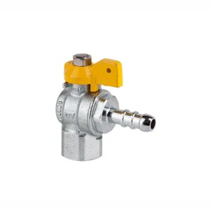 Válvula Angular para Gás F-Mangueira BSP ISO 7/1 Genebre