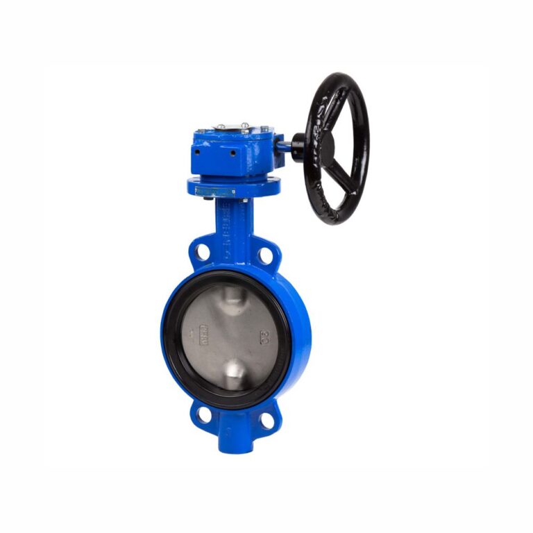 Válvula de Borboleta Tipo Wafer Disco Ferro Redutor Manual EPDM Genebre