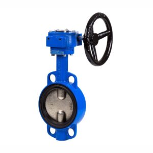 Válvula de Borboleta Tipo Wafer Disco Inox 316 Redutor Manual BUNA-N Genebre