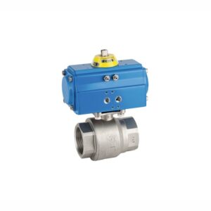 Válvula de Esfera 2015 Atuada com Atuador Pneumático GNP Genebre