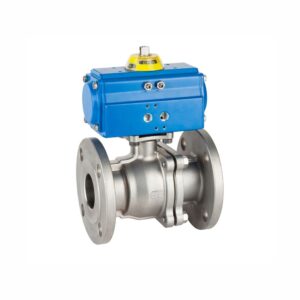 Válvula de Esfera 2528A Atuada com Atuador Pneumático GNP Genebre