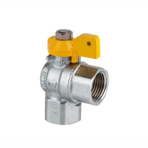 Válvula de Esfera Angular para Gás Combustível F-F BSP Genebre
