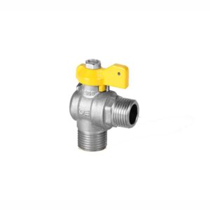 Válvula de Esfera Angular para Gás Combustível M-M NPT Genebre